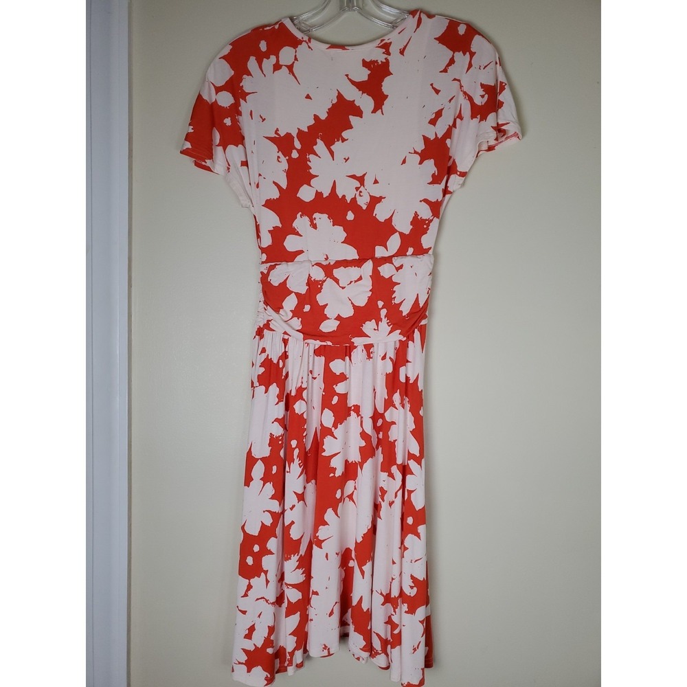 Anthropologie Maeve Floral Tropical Short Sleeve Knee Length Dress Extra Small - Picture 4 of 7